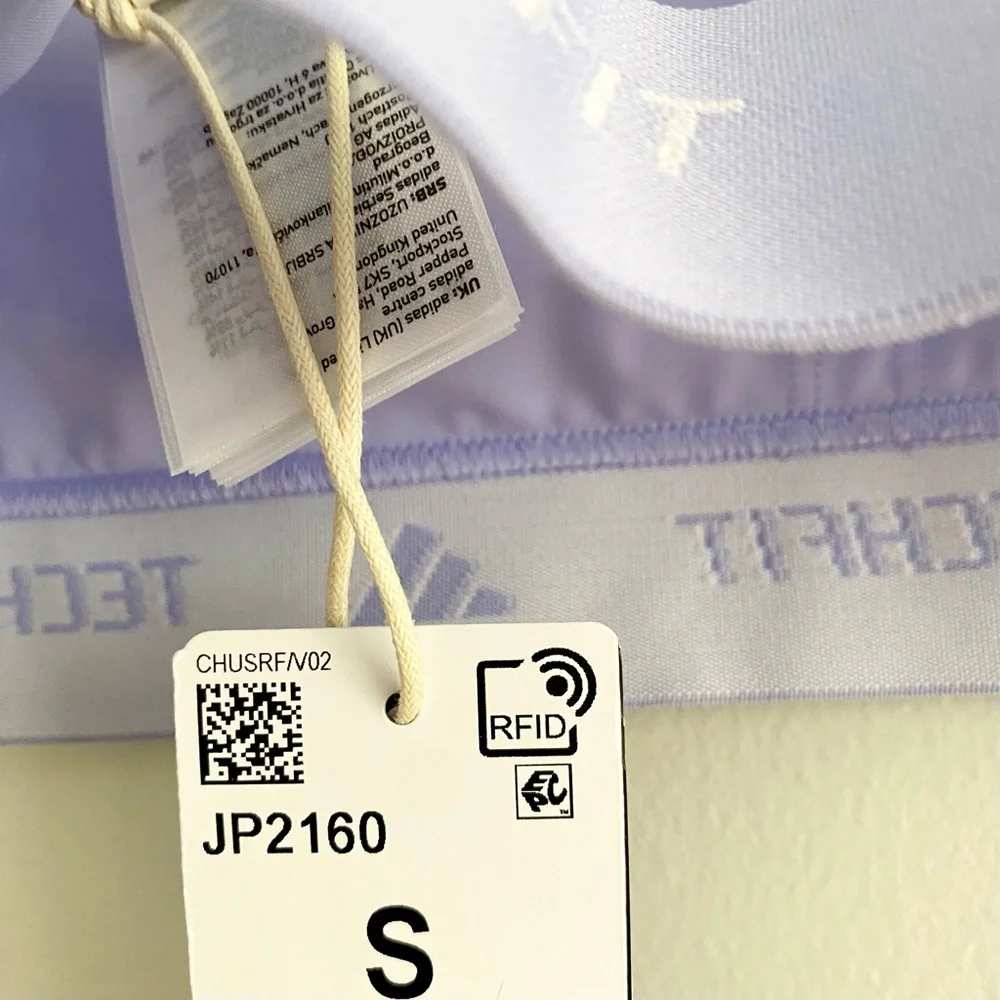 adidas Lavender Techfit Racerback Sports Bra - Picture 6 of 7